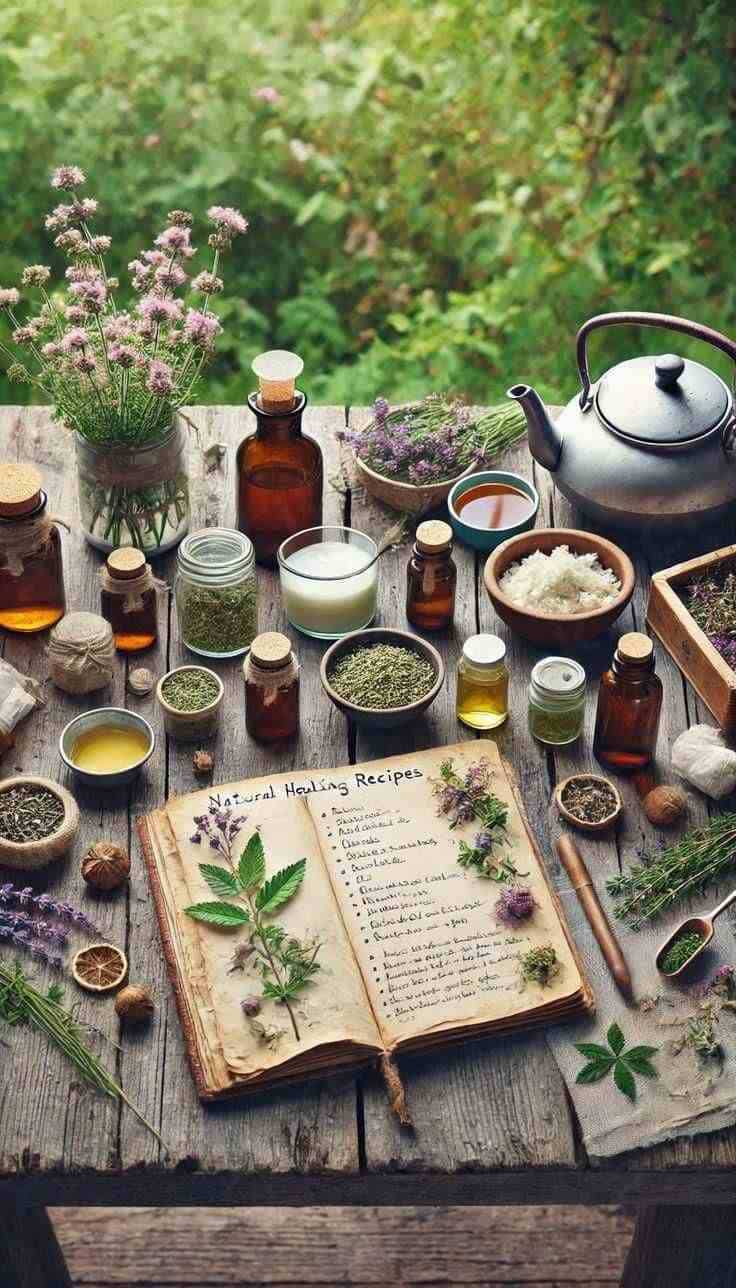 Natural herbs representing the Infusions brand
