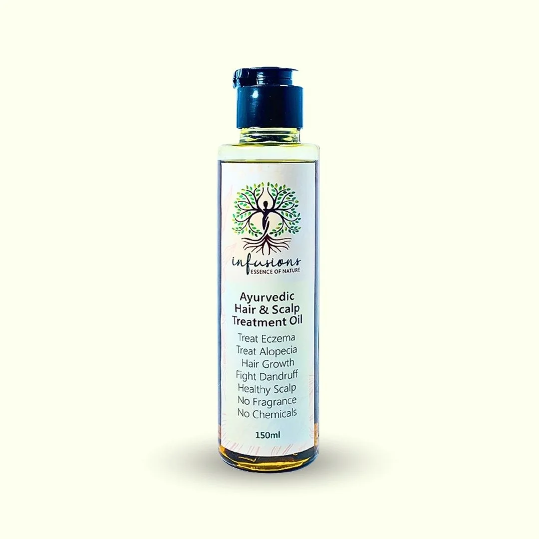 Hair & Scalp Treatment Oil | Anti-Dandruff Herbal Oil by Infusions Pakistan