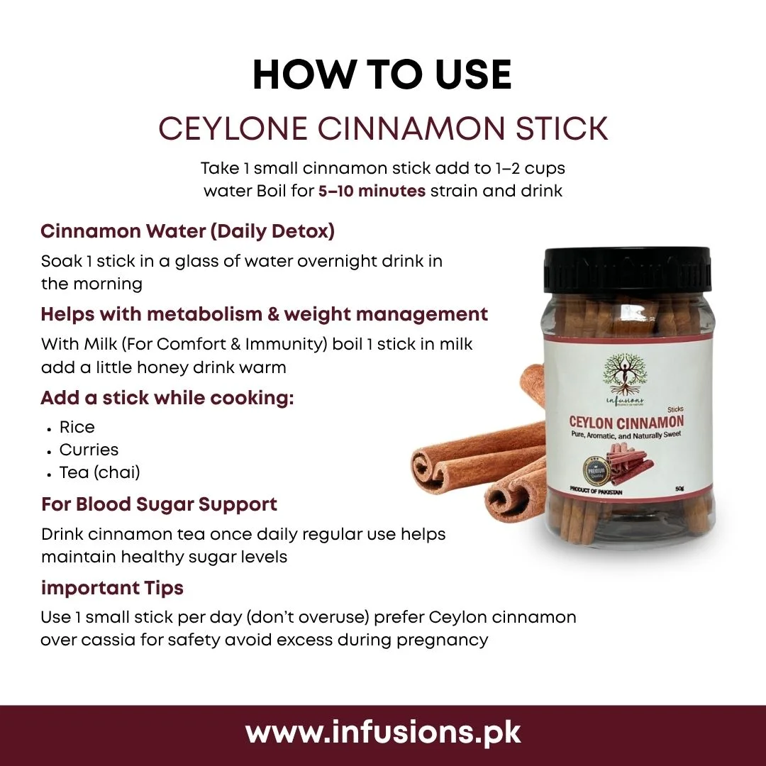 How to use Ceylon Cinnamon Sticks - directions for use, dosage and step-by-step instructions