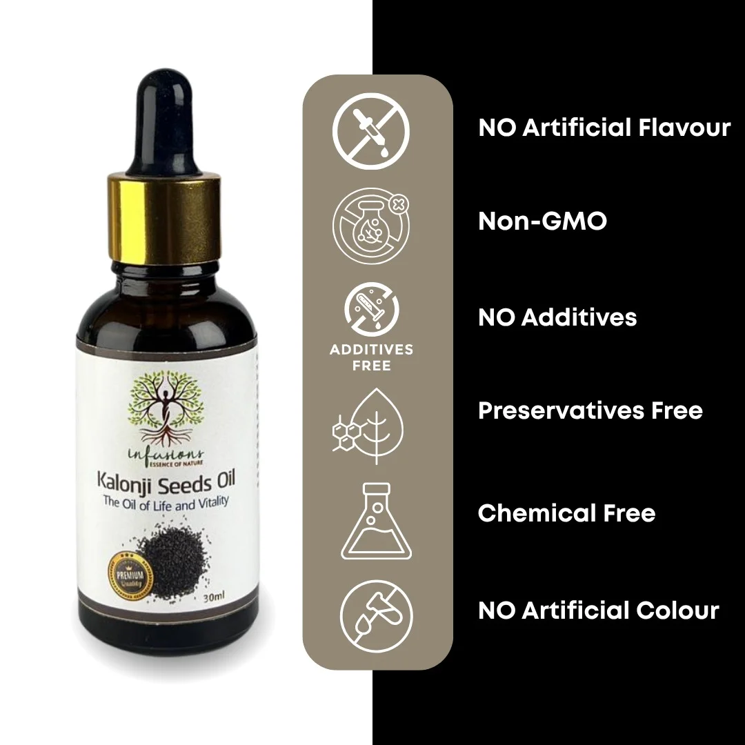 Black Seed 100% pure cold-pressed quality seals - chemical-free, unrefined and natural
